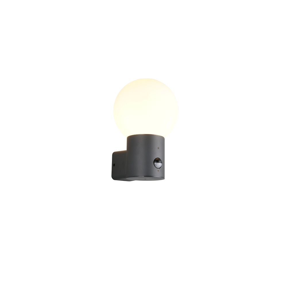 Bol wandlamp Mures antraciet met sensor Trio 4017807687200