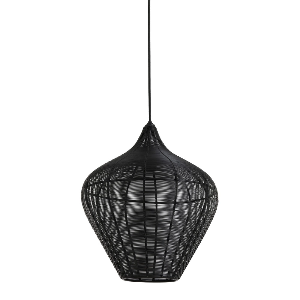 Hanglamp Alvaro zwart Ø 36cm Light & Living 8717807602581