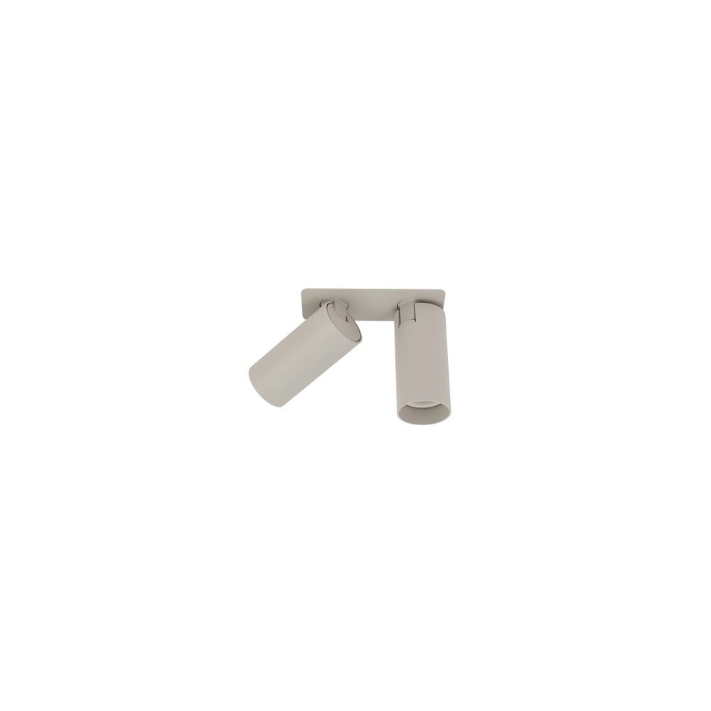 Dubbele inbouwspot Fourty richtbaar - licht grijs Lyora 5903139114448
