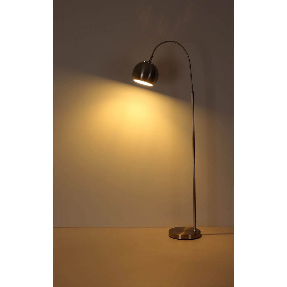 Design vloerlamp Benno chroom Globo 9007371375653