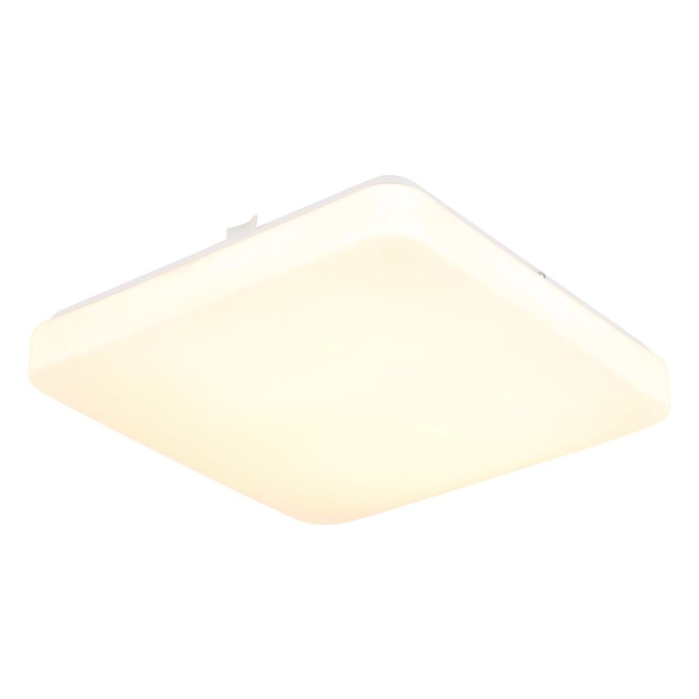 Plafondlamp Donte vierkant wit 27cm Globo 9007371583706