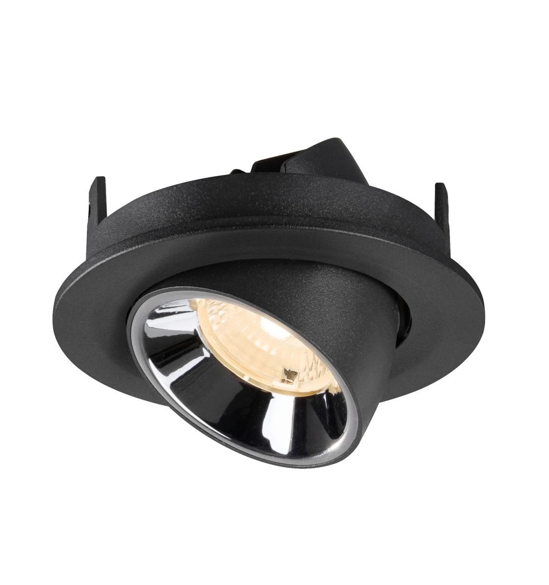 Inbouwspot Numinos Gimble S zwart/chroom 2700K - 40gr SLV 4024163313704