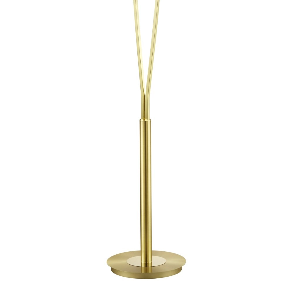 Lampenkap tafellamp Paris II goud met witte lampenkap Trio 4017807378320