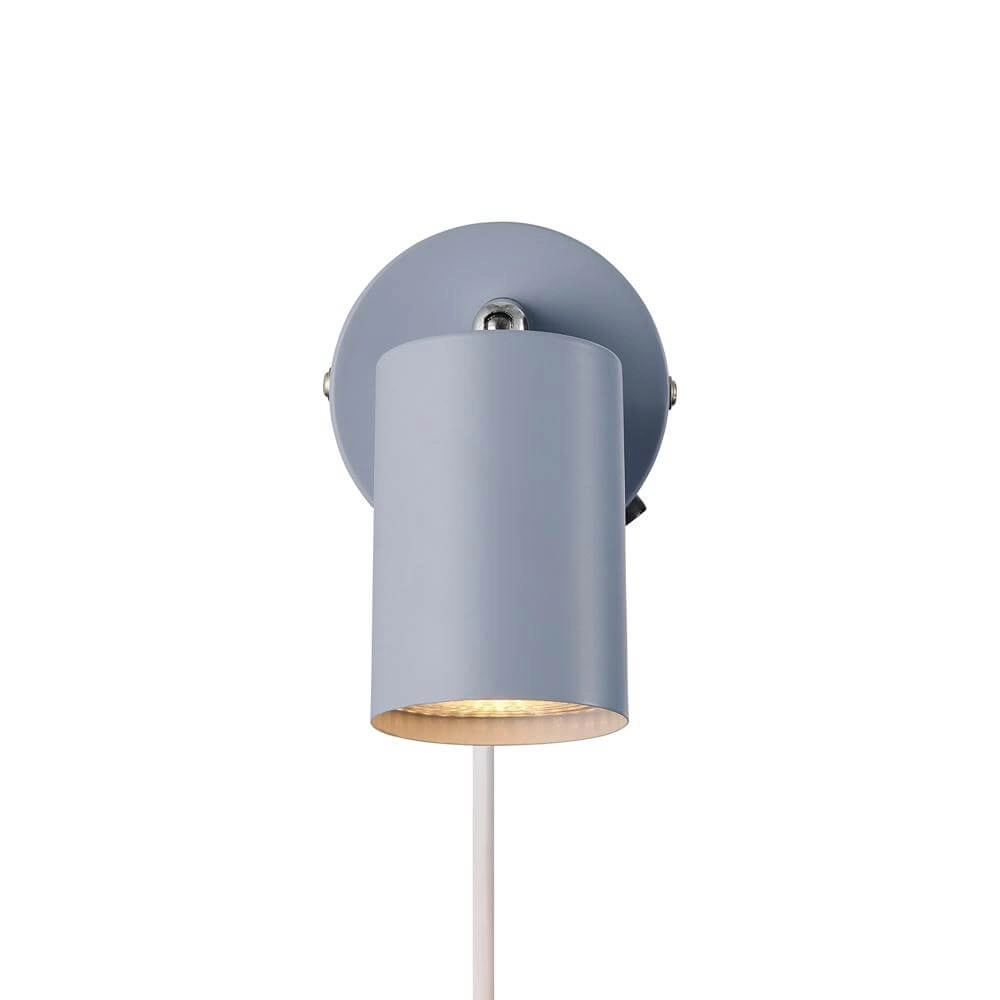 Blauwe wandlamp Explore met snoer Nordlux 5704924018817