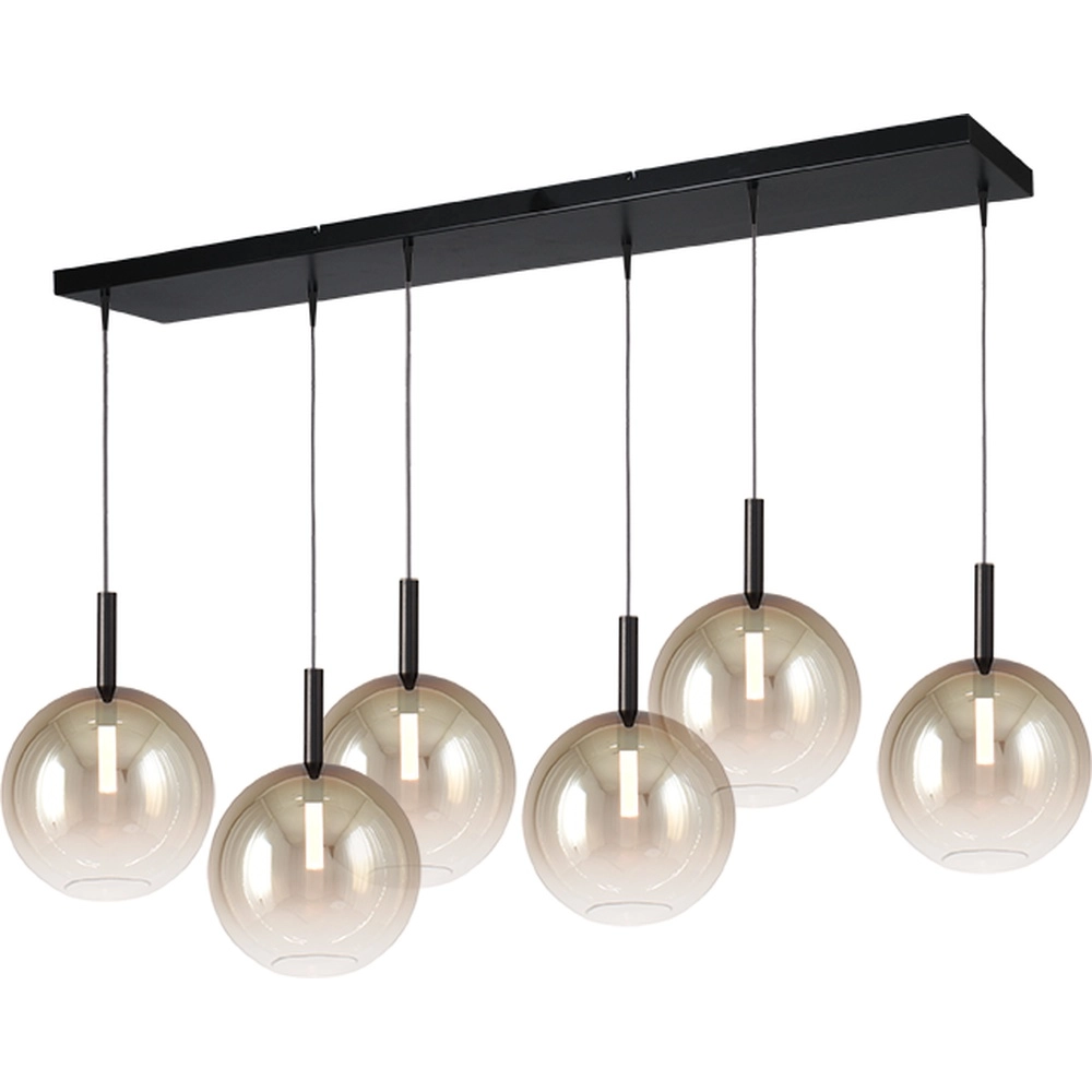 6L hanglamp Ø24cm Lido Ball met gold-fading glas