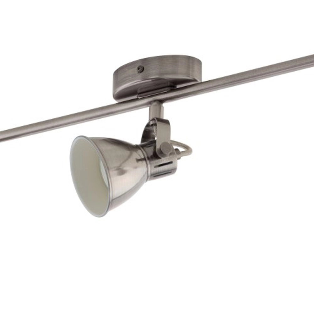 Led plafondlamp Seras 3-lichts nikkel met creme Eglo 9002759965549