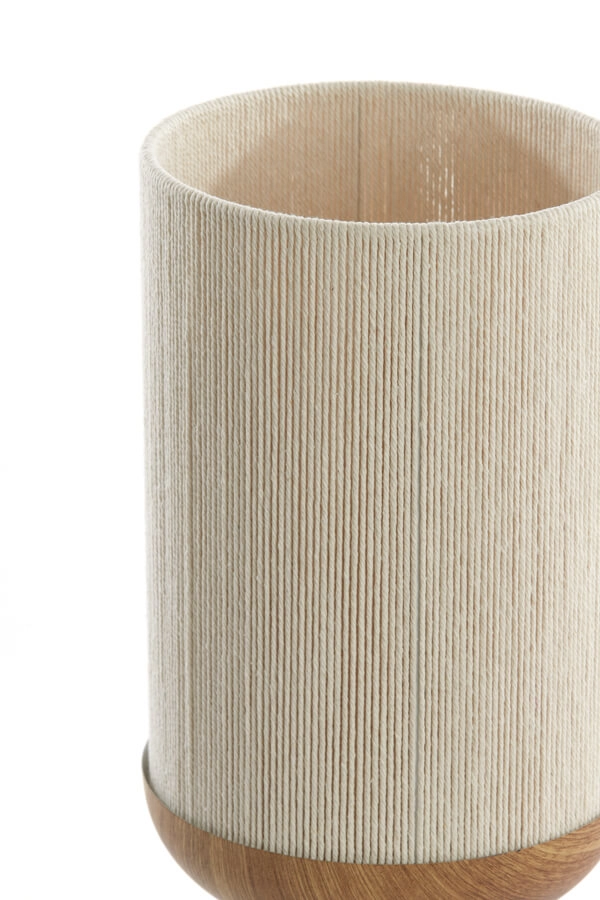 Tafellamp Dania lichte hout print Light & Living 8717807710095