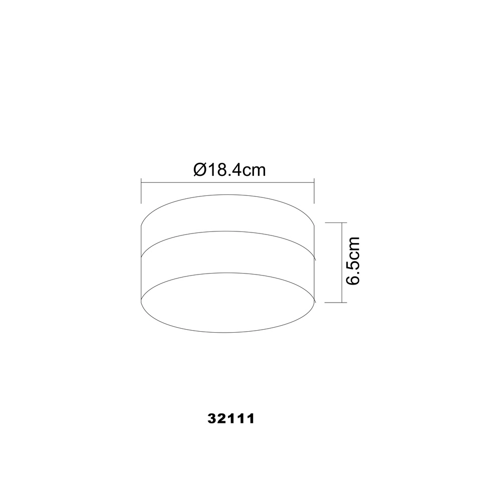 Design plafonniere Vranos zilvergrijs voor buiten Ø 18,5cm Globo 9007371174362