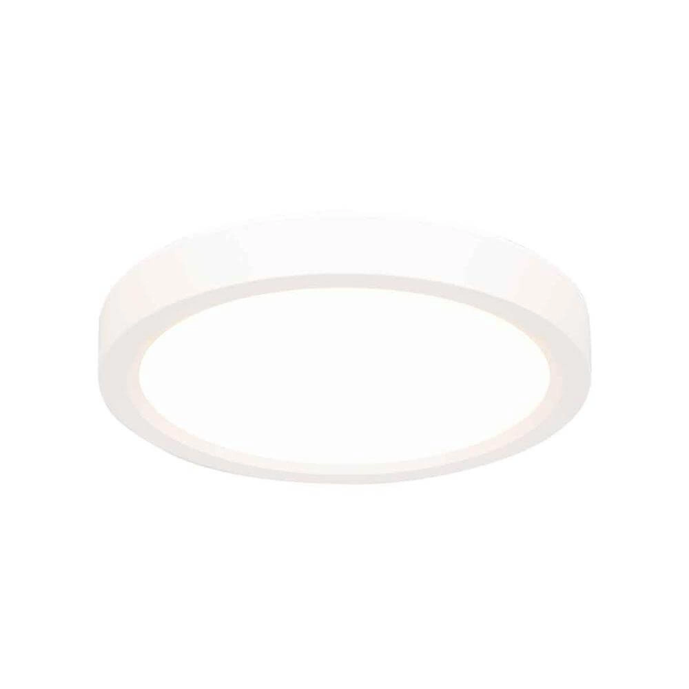 Witte plafondlamp Walcie Ø 20cm