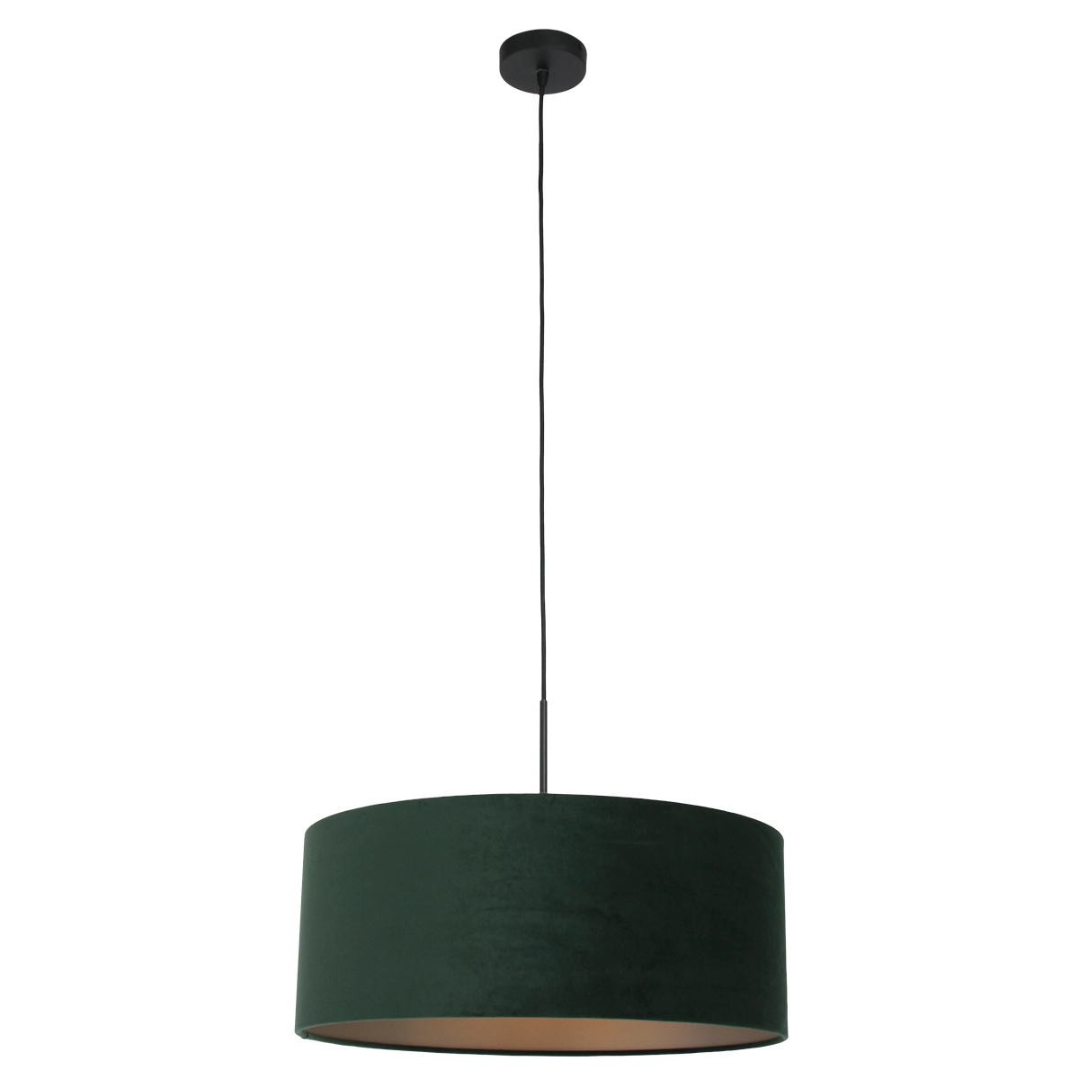 Hanglamp Sparkled 50cm met groen velourse kap Steinhauer 8712746146264