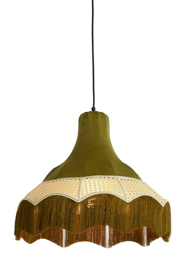 Tiffany hanglamp Mizia groen Ø 50cm