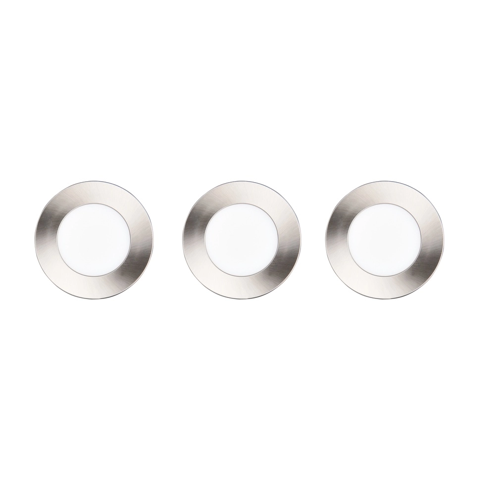 Set van 3 inbouwspots Himal nikkel IP65 Trio 4017807663808