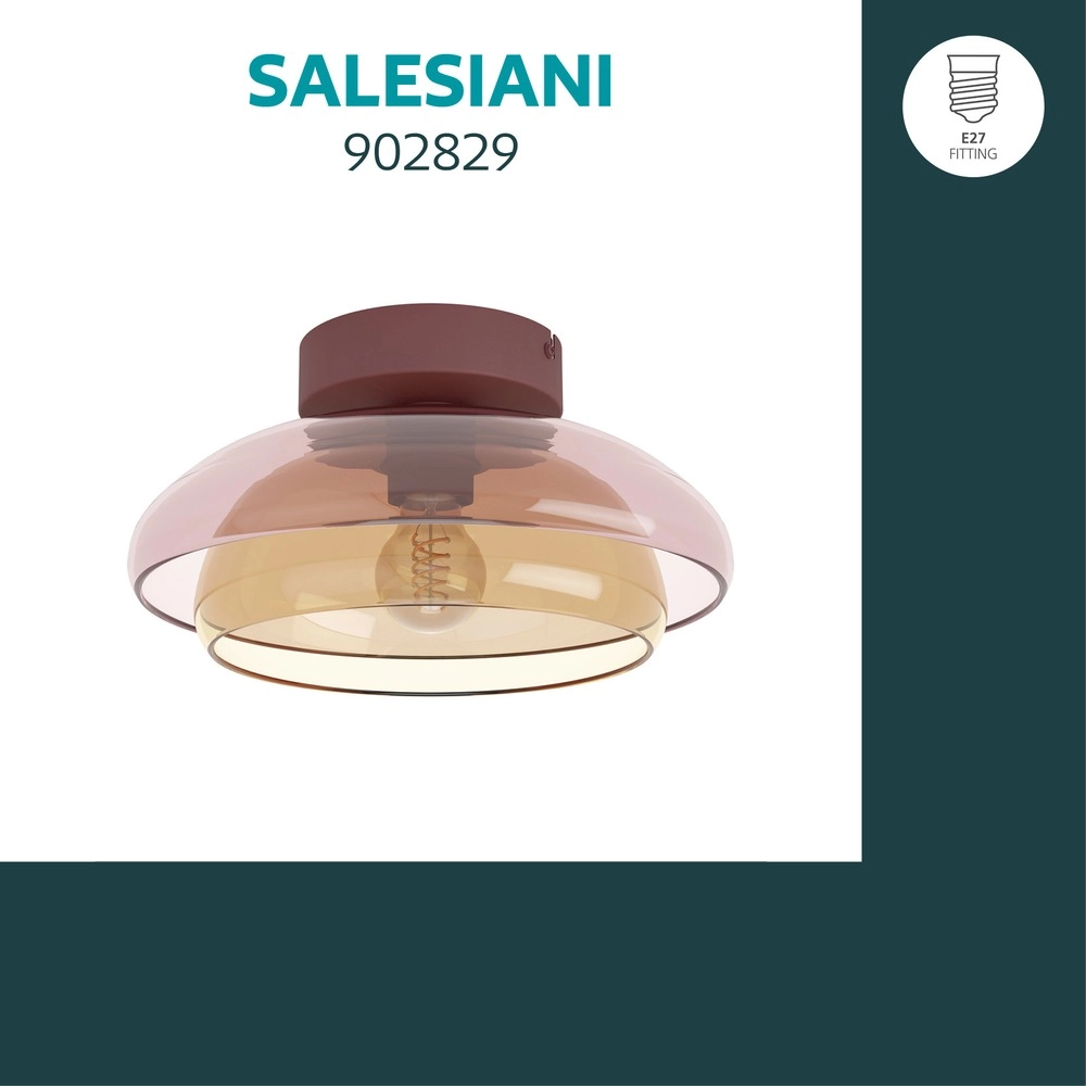 Design plafondlamp Salesiani Ø 30cm Eglo 9008606405756