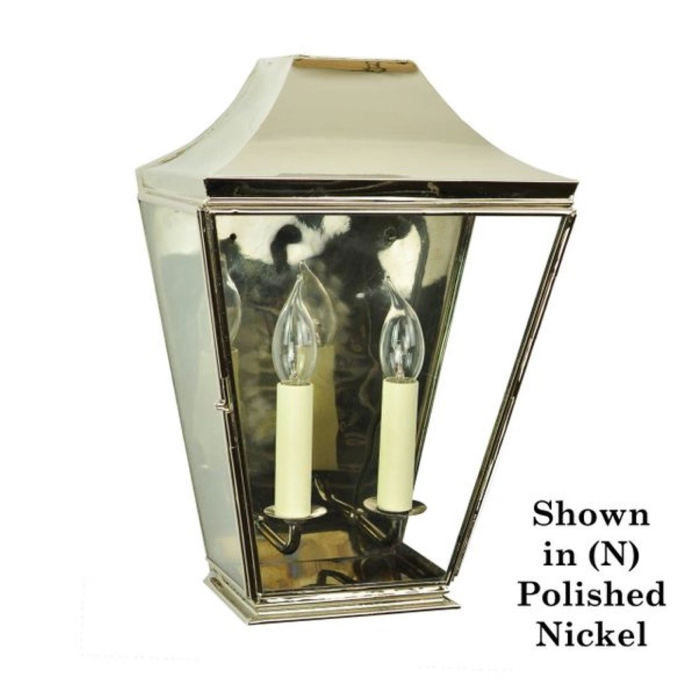 Landelijke muurlamp Knightbridge 2-lichts 42cm - gepoetst goud (PBUL) Limehouse