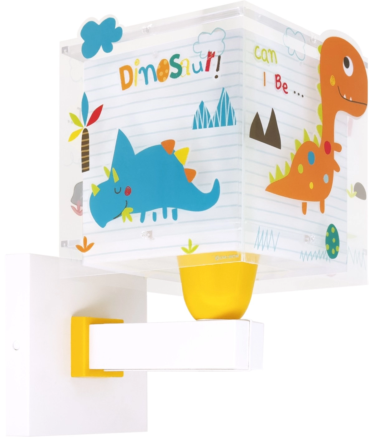 Wandlamp Dinos geel Dalber 8420406734590