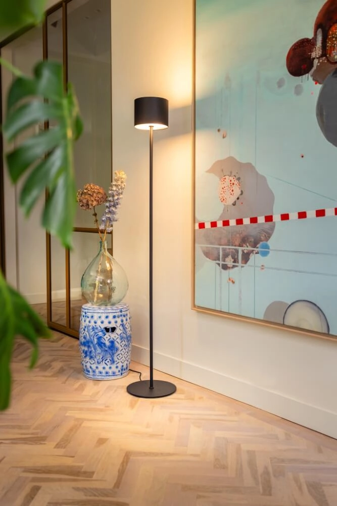 Gave vloerlamp Maverick zwart ETH 8720195306016