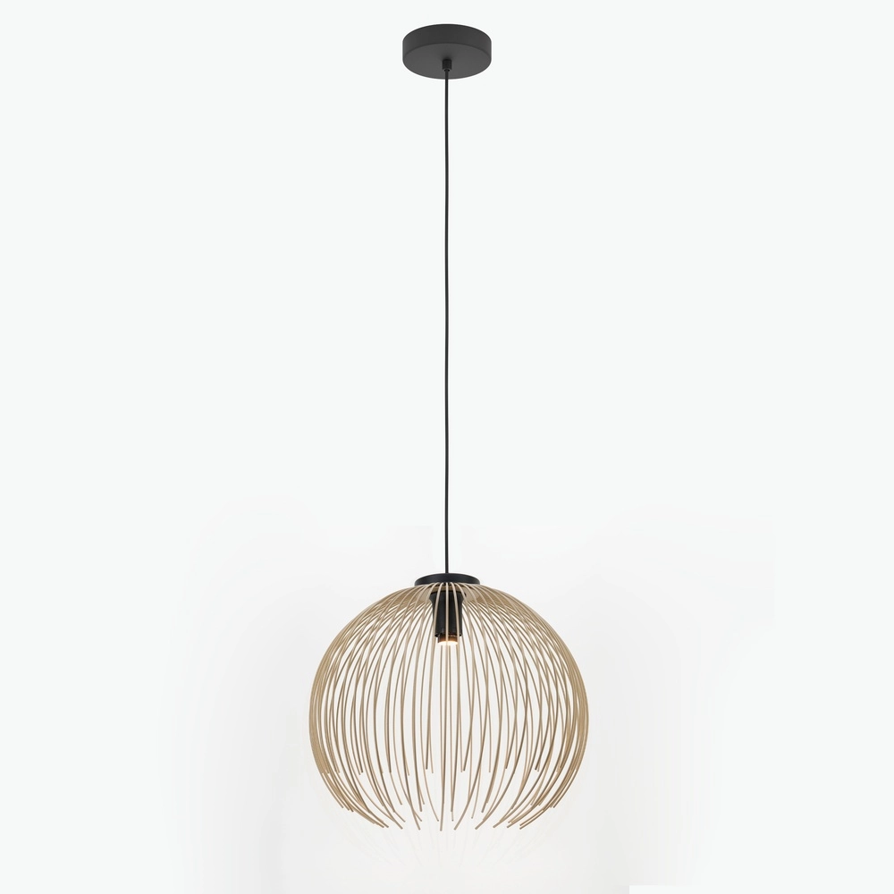 Draadlamp Venezuela Ø 40cm - zwart met goud
