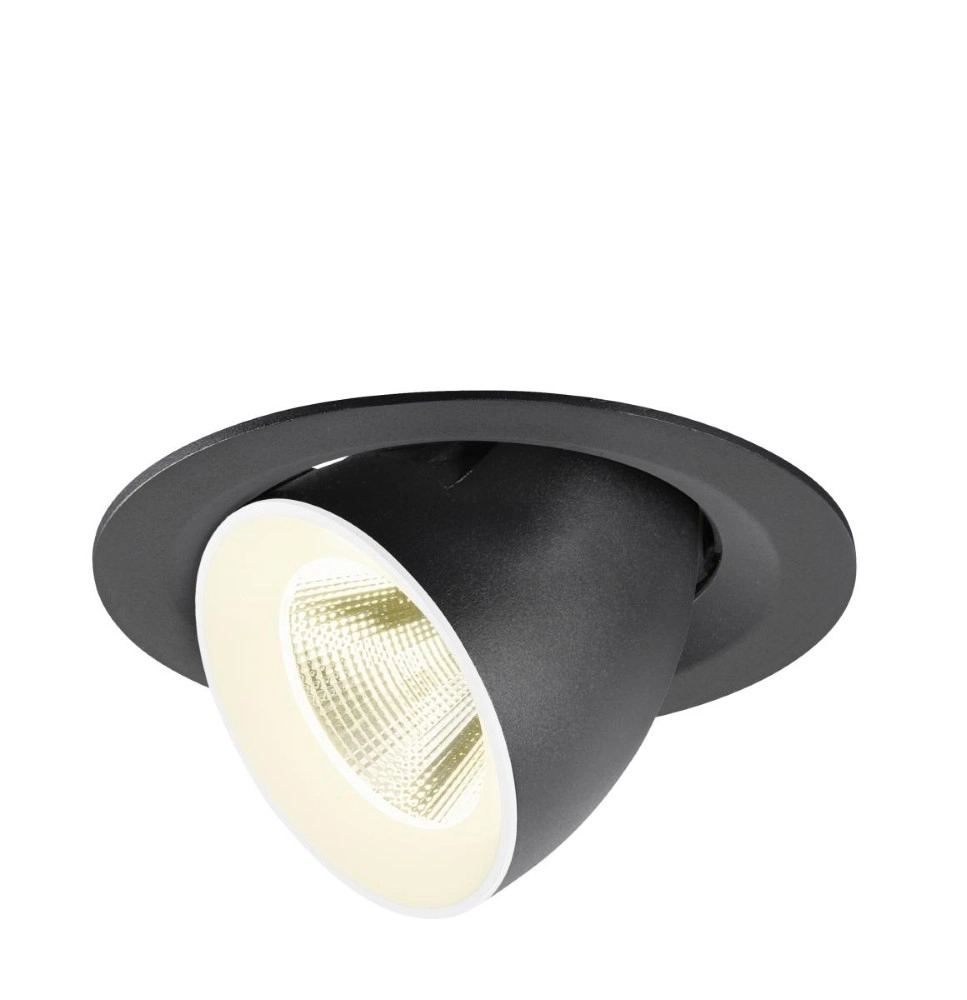 Inbouwspot Numinos Gimble M zwart/wit 4000K - 20gr SLV 4024163311762