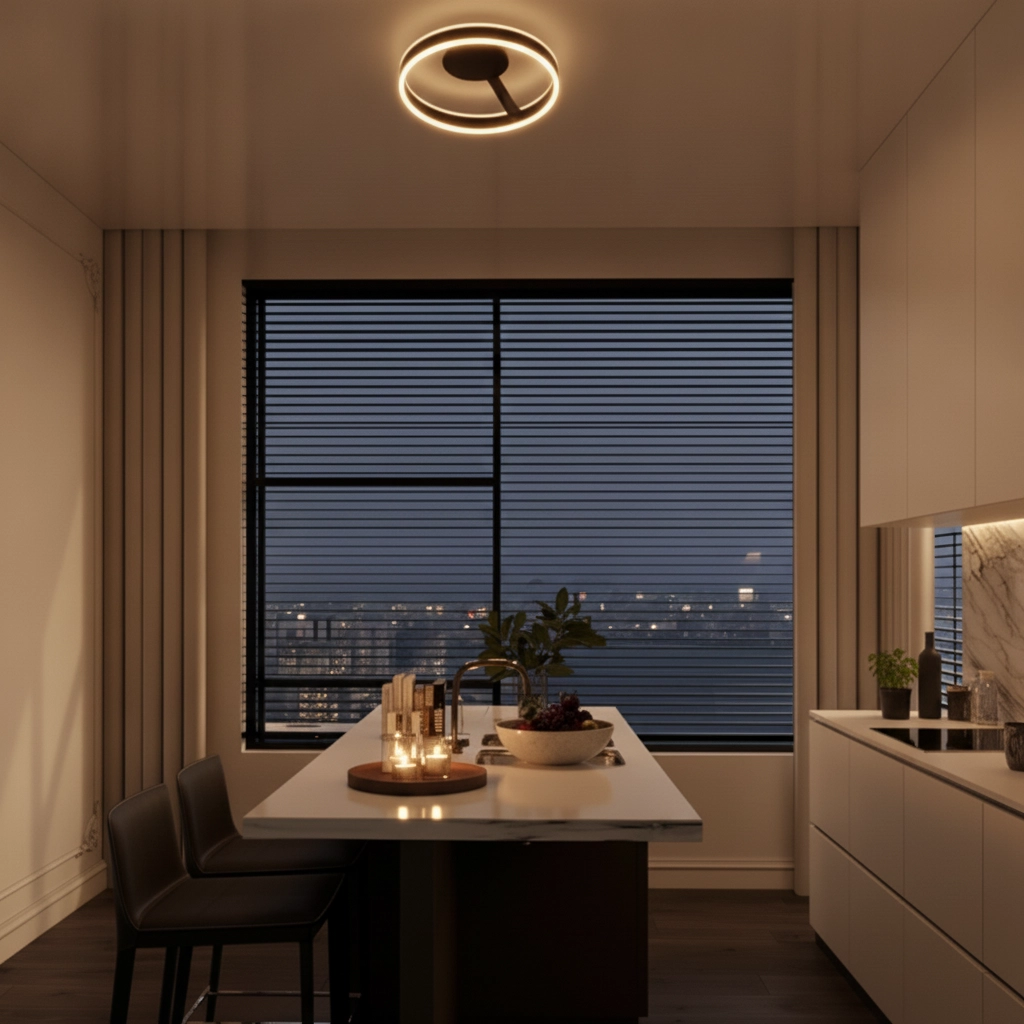 Plafondlamp Bianco zwart Ø 40cm