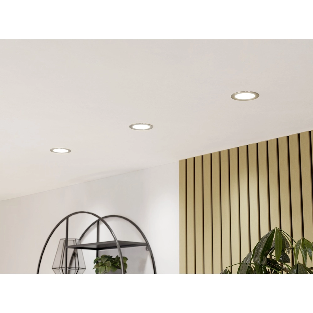 IP44 inbouw lamp Fueva 6-Z Zigbee - rvs - Ø 12cm Eglo 9008606331031