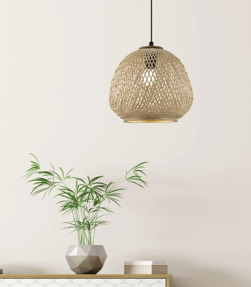 Hanglamp Dembleby Rotan Eglo 9002759432614