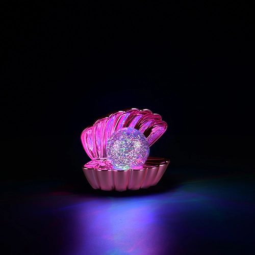 Tafellamp Shelly schelp roze Trio 4017807682014