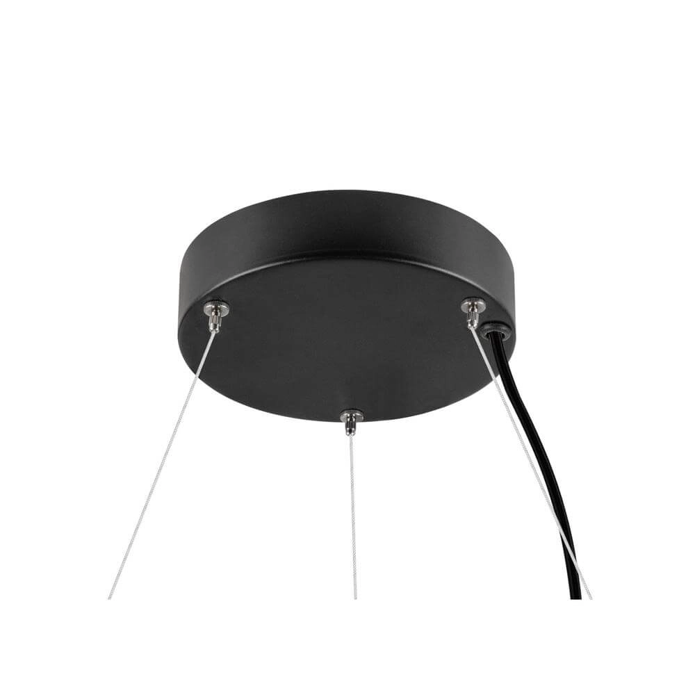 Zwarte hanglamp Medo Ring 90 Ø 90cm SLV 4024163298049