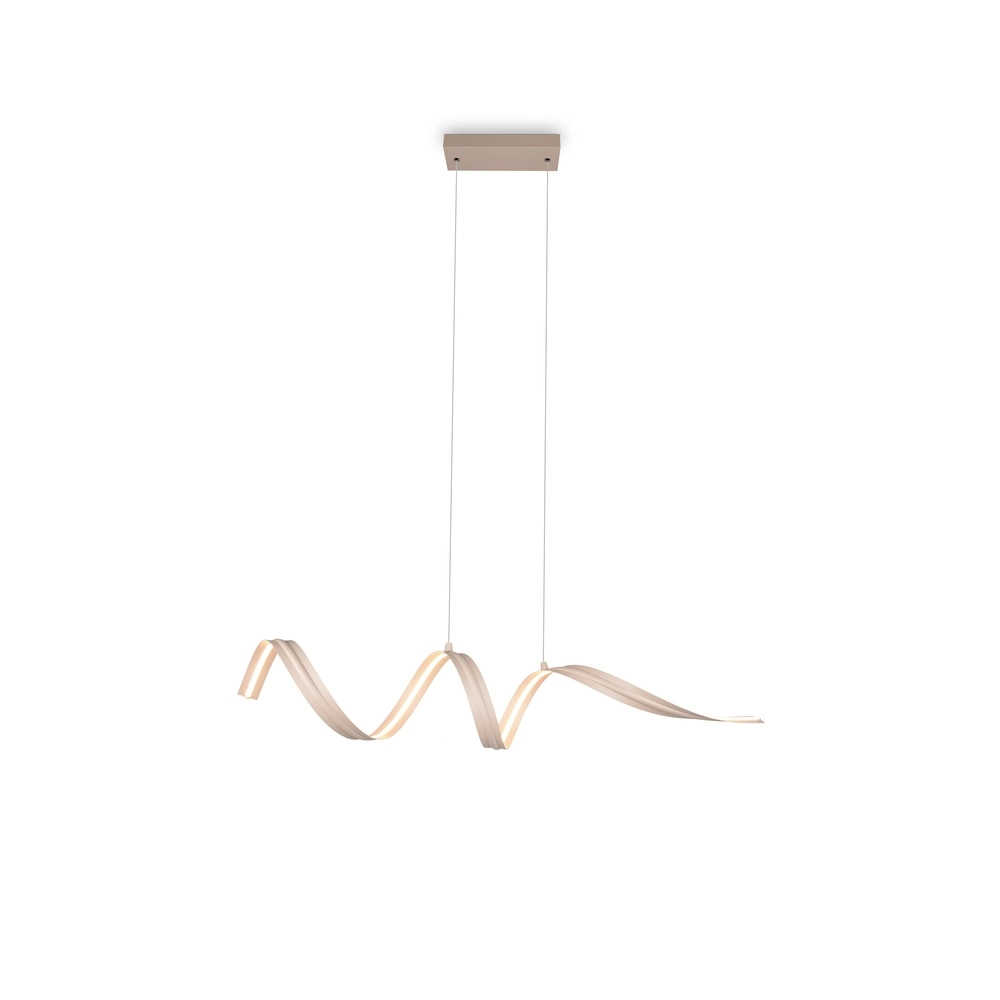 Moderne hanglamp Tivor zand bruin Trio 4017807706314