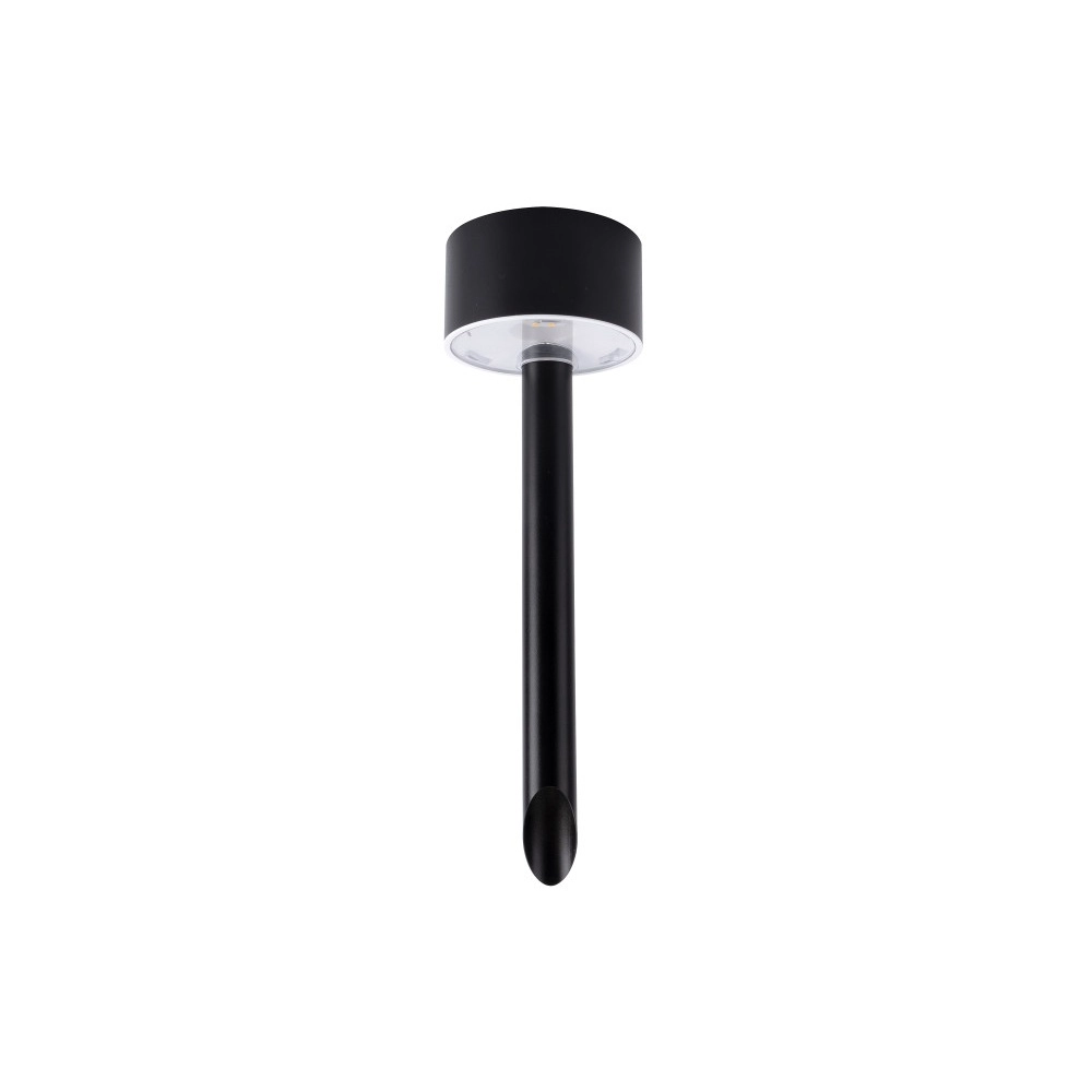 Solar paaltje True 24cm - zwart