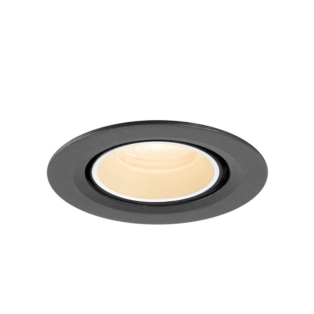 Inbouwspot Numinos Gimble XS zwart/wit 2700K - 20gr SLV 4024163307277