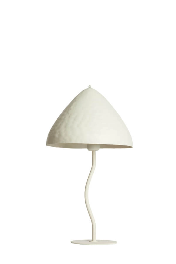Tafellamp Elimo Ø 25cm x 50cm wit Light & Living 8717807705176