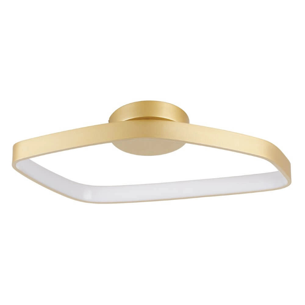 Gouden led plafondlamp Vallerosa