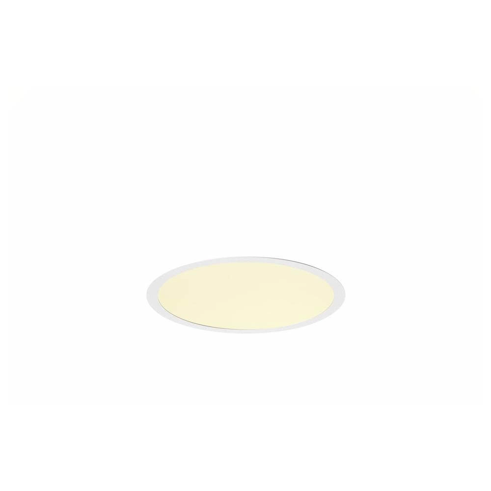Inbouw plafondlamp Medo 30 wit Ø 30cm met frame SLV 4024163297707