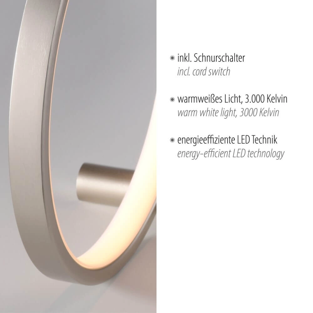 Tafellamp Mini Ritus zilver Just Light 4043689002084