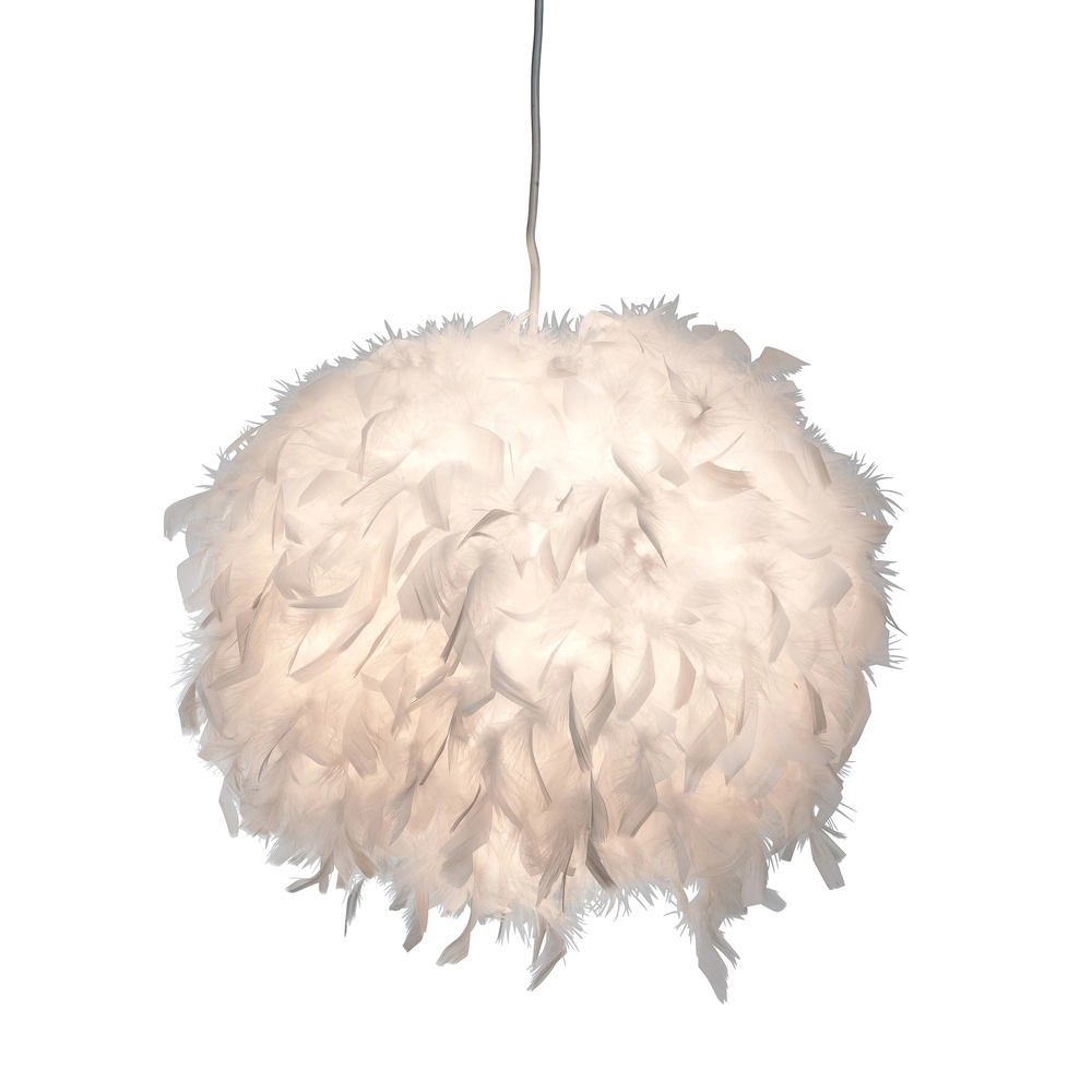 Veren hanglamp Ducky wit Ø 30cm