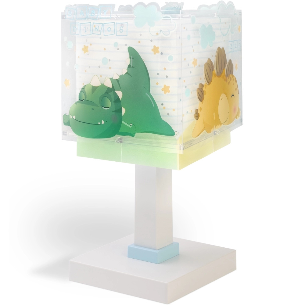 Tafellampje Baby Dinos blauw