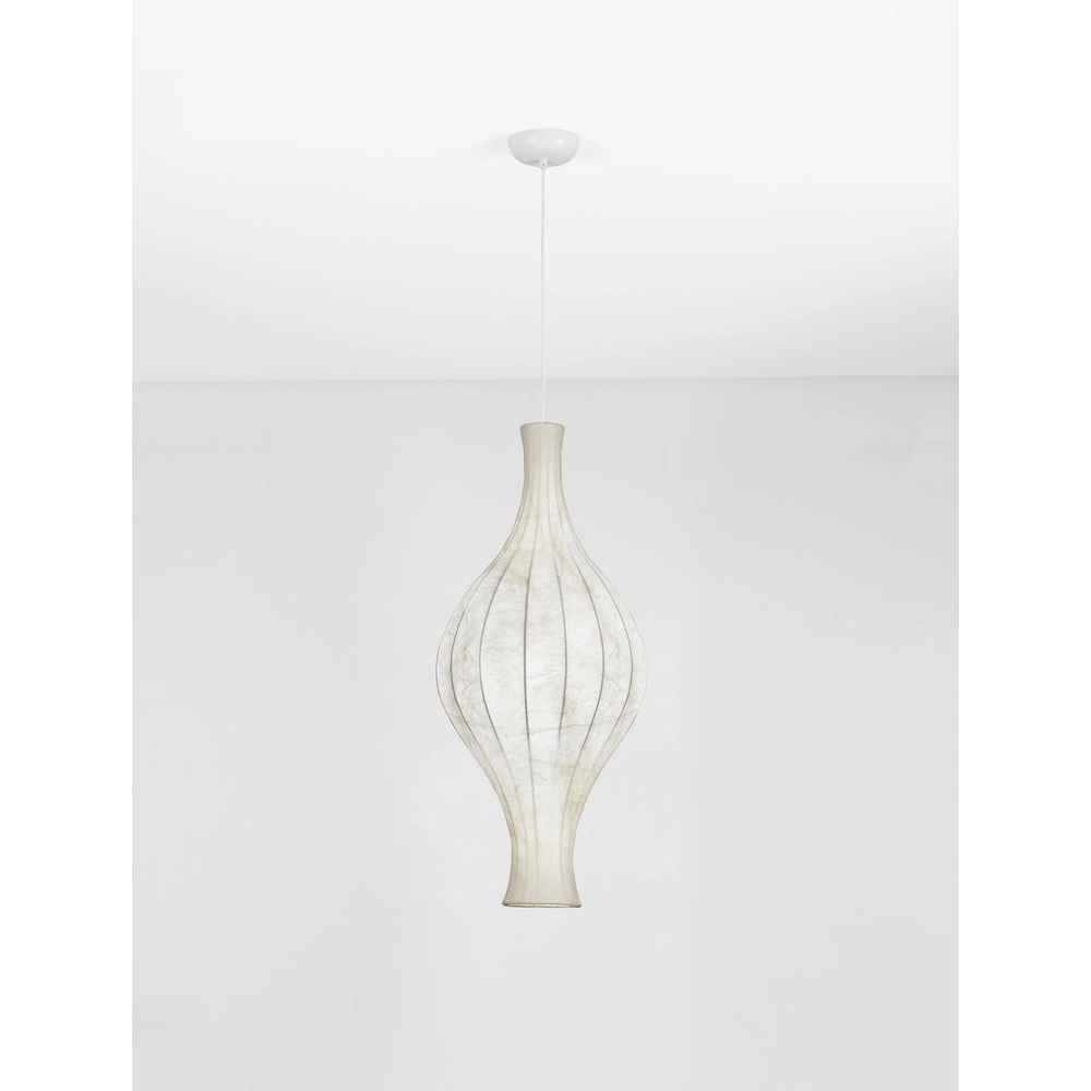 Witte hanglamp Seda Ø 38cm