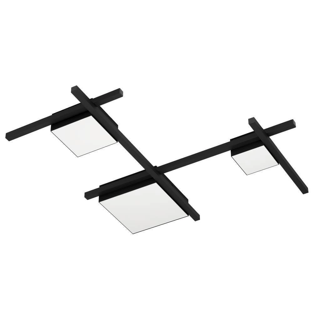 Led plafonnière Viareggio zwart