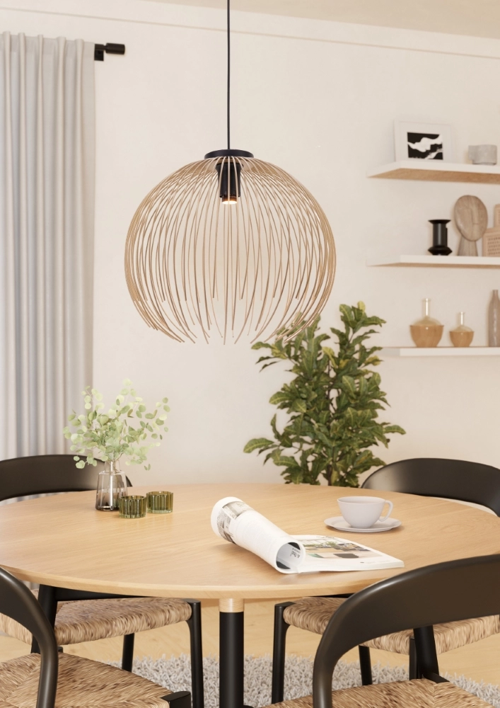 Design hanglamp Alhabia Ø 39cm zand bruin Stars of Light 9008606353095