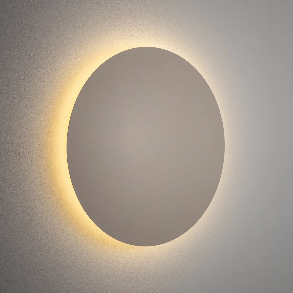 Design wandlamp Ring zand bruin Ø 35cm Lyora 5903139126540