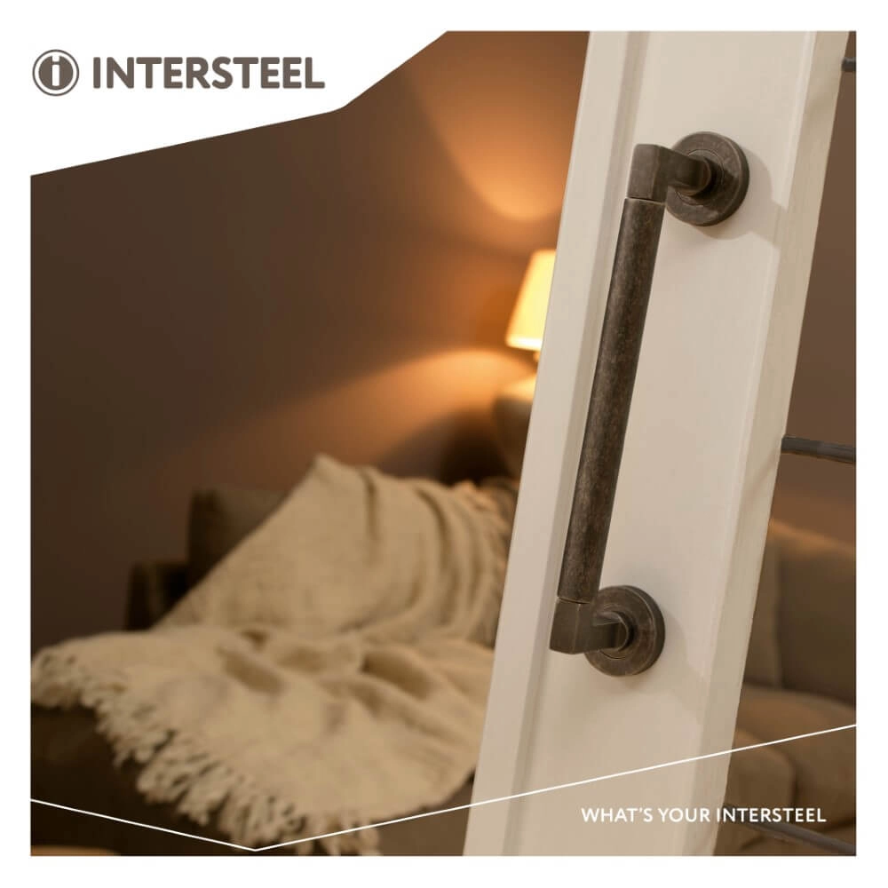 Landelijke deurgreep Bau-Stil 30cm oud grijs Intersteel 8714186091210