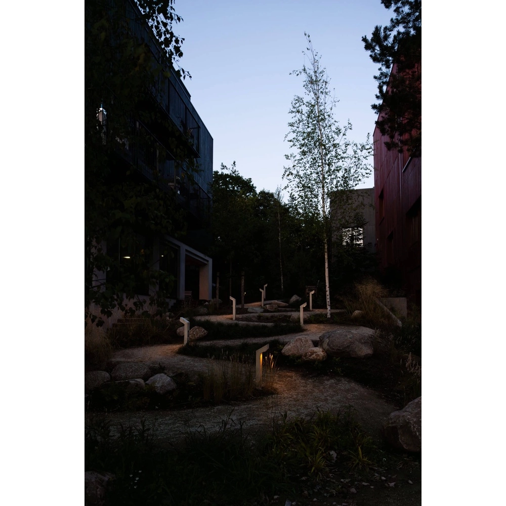 Houten padverlichting Punto Accoya - 80cm - 2700K Timberlab 8716803514096