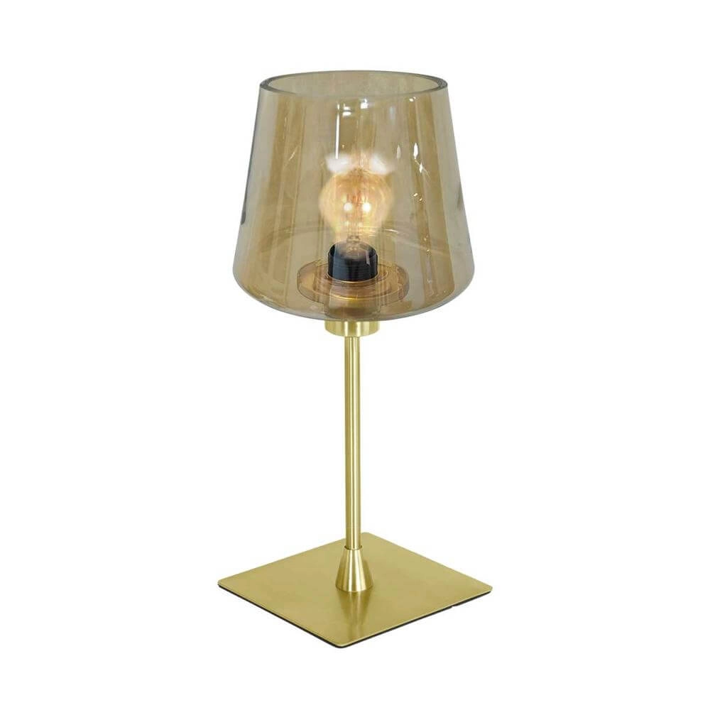 Strakke tafellamp Ancilla goud
