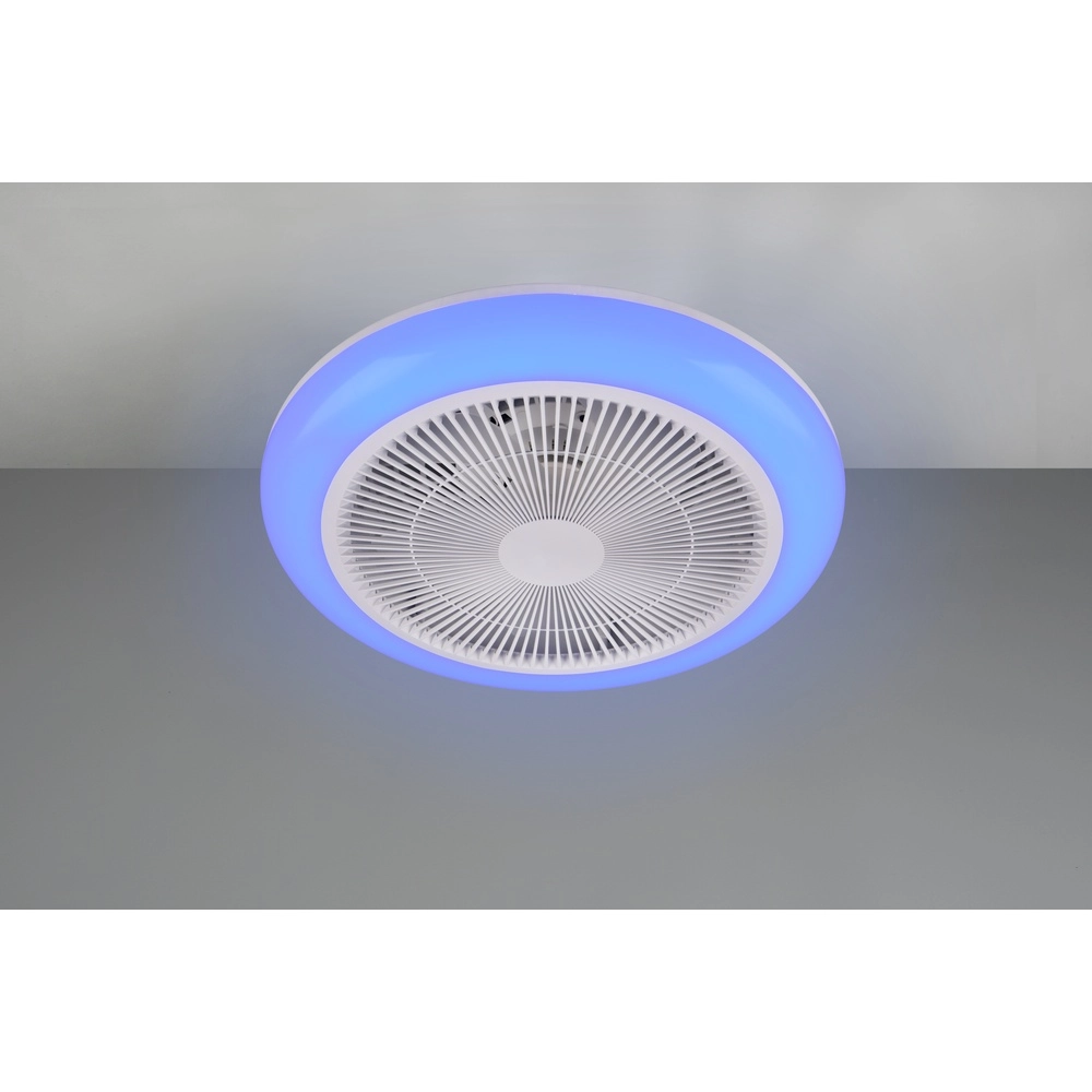 Design ventilator Holmsund wit Ø 46cm met RGB functie Trio 4017807688665