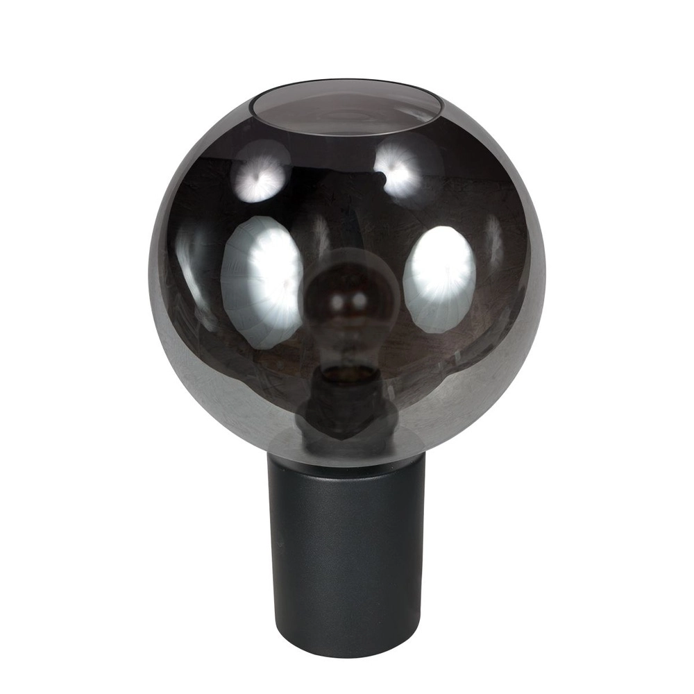 Tafellamp Bloeba bol smoke glas Ø 25cm