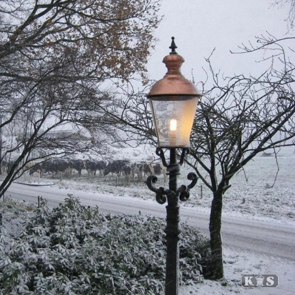 Nostalgische tuinlamp Dusseldorf zwart KS verlichting 8714732080149
