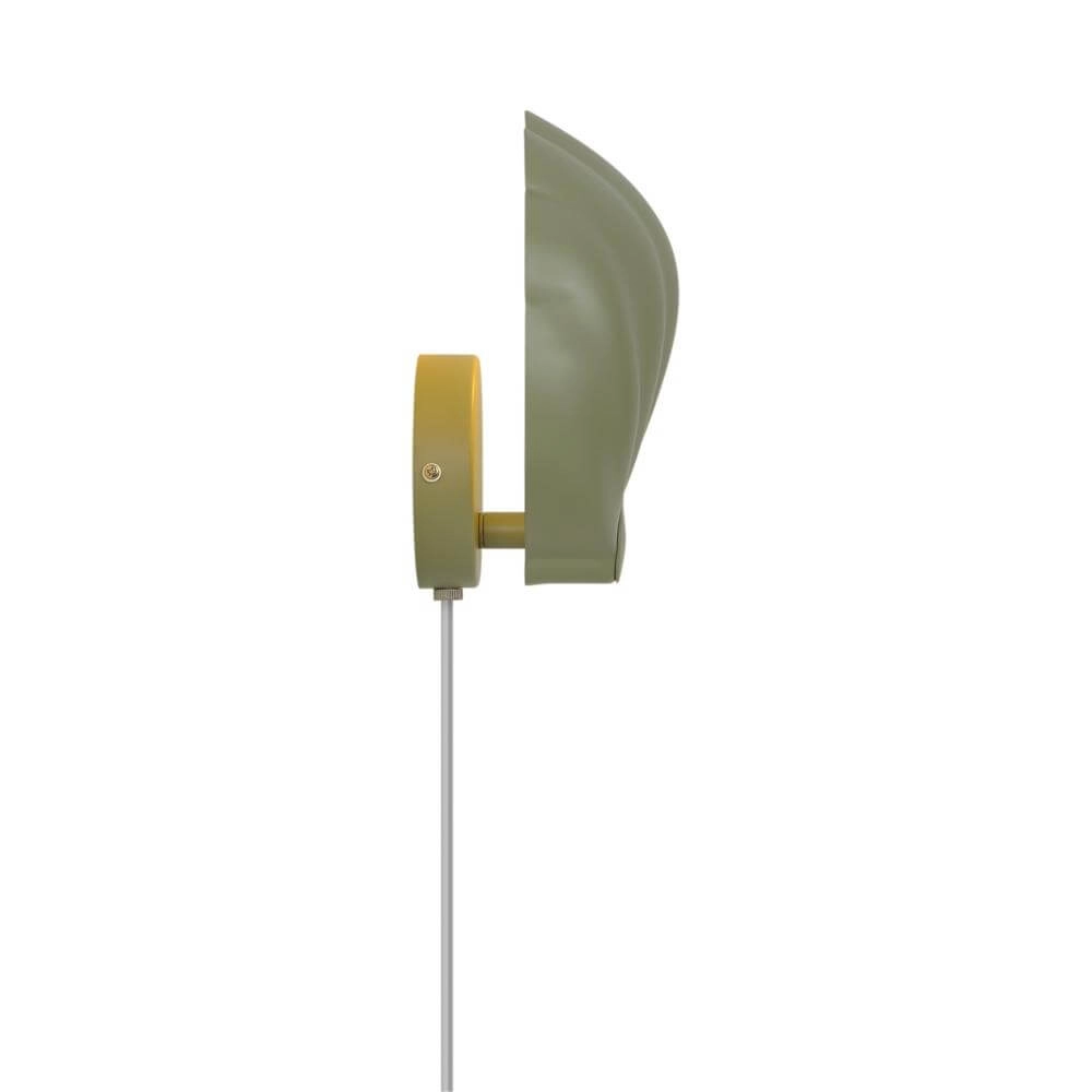 Wandlamp Konchi schelp groen Nordlux 5704924015977