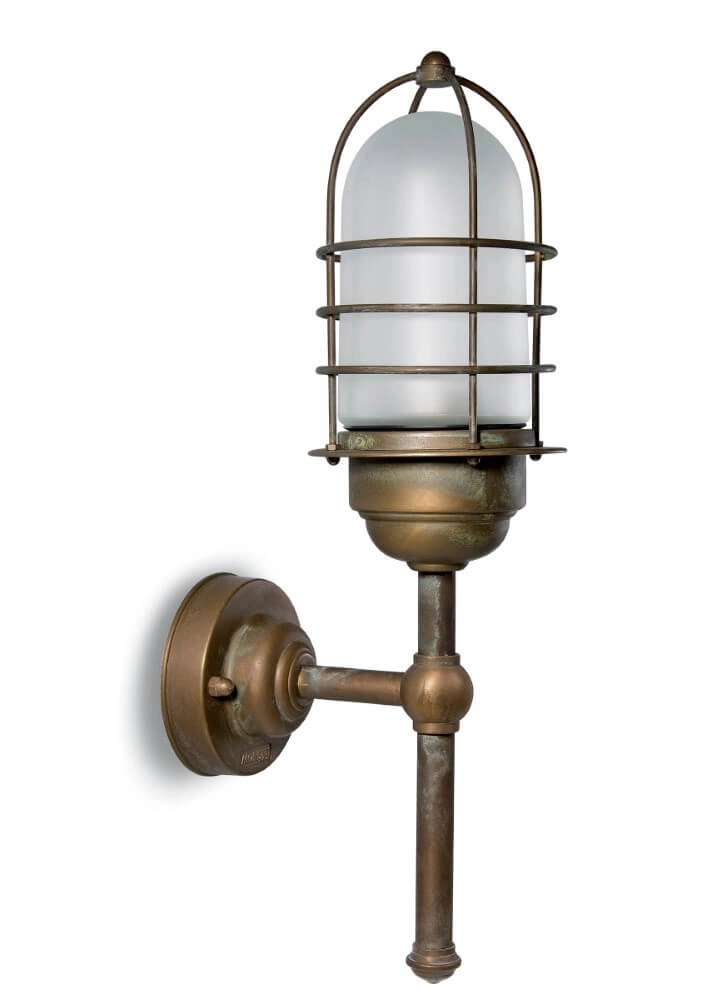 Rechte wandlamp Torcia M