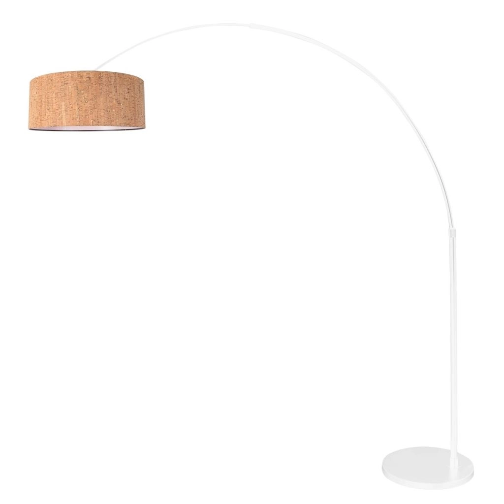Witte booglamp Sparkled Light met kurk kap Ø40cm Steinhauer 8712746180442