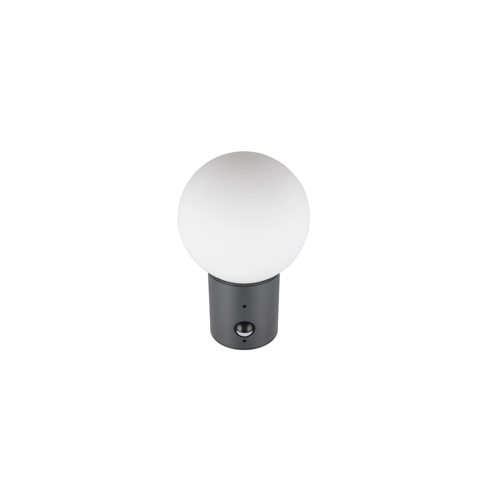 Bol wandlamp Mures antraciet met sensor Trio 4017807687200